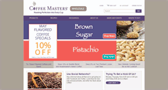 Desktop Screenshot of coffeemasters.com