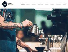 Tablet Screenshot of coffeemasters.org